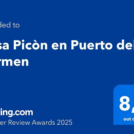 Casa Picon En Puerto Del Carmen, Con Terraza, Vistas Al Mar, Piscina Y Junto A La Playa *